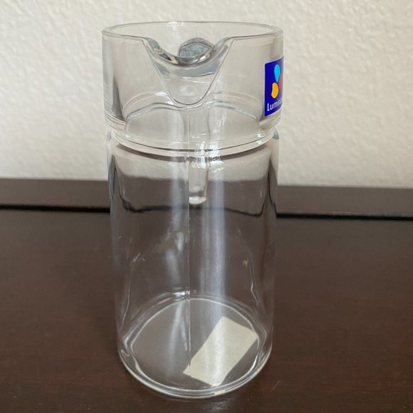 Luminarc Glass Pitcher Creamer 5" Tall Made in France NWT - Picture 13 of 14